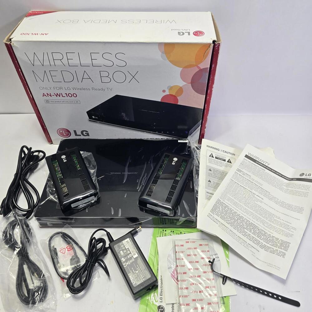 LG AN-WL100 Wireless Media Box Open Box for Compatible LG LED LCD Plasma TVs